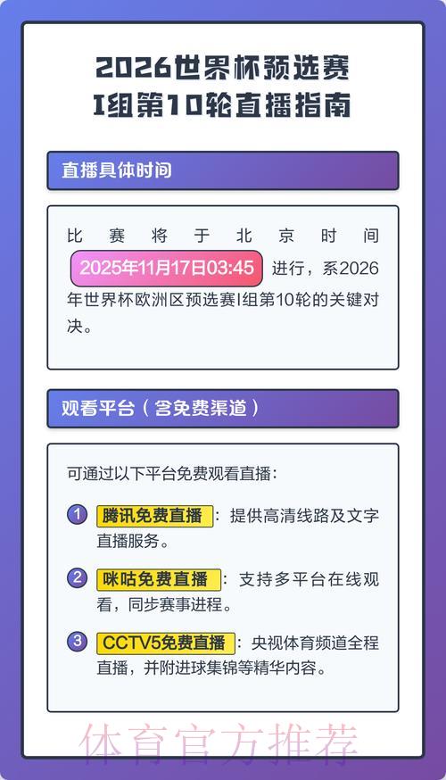 2026世界杯全程直播频道完整推荐指南 2026世界杯全程直播频道完整推荐指南